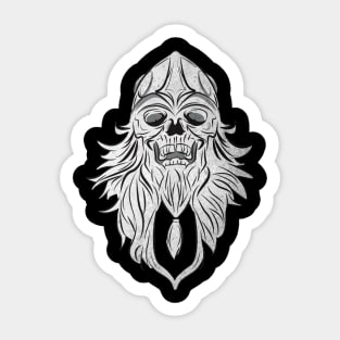 Viking skull 2 Sticker